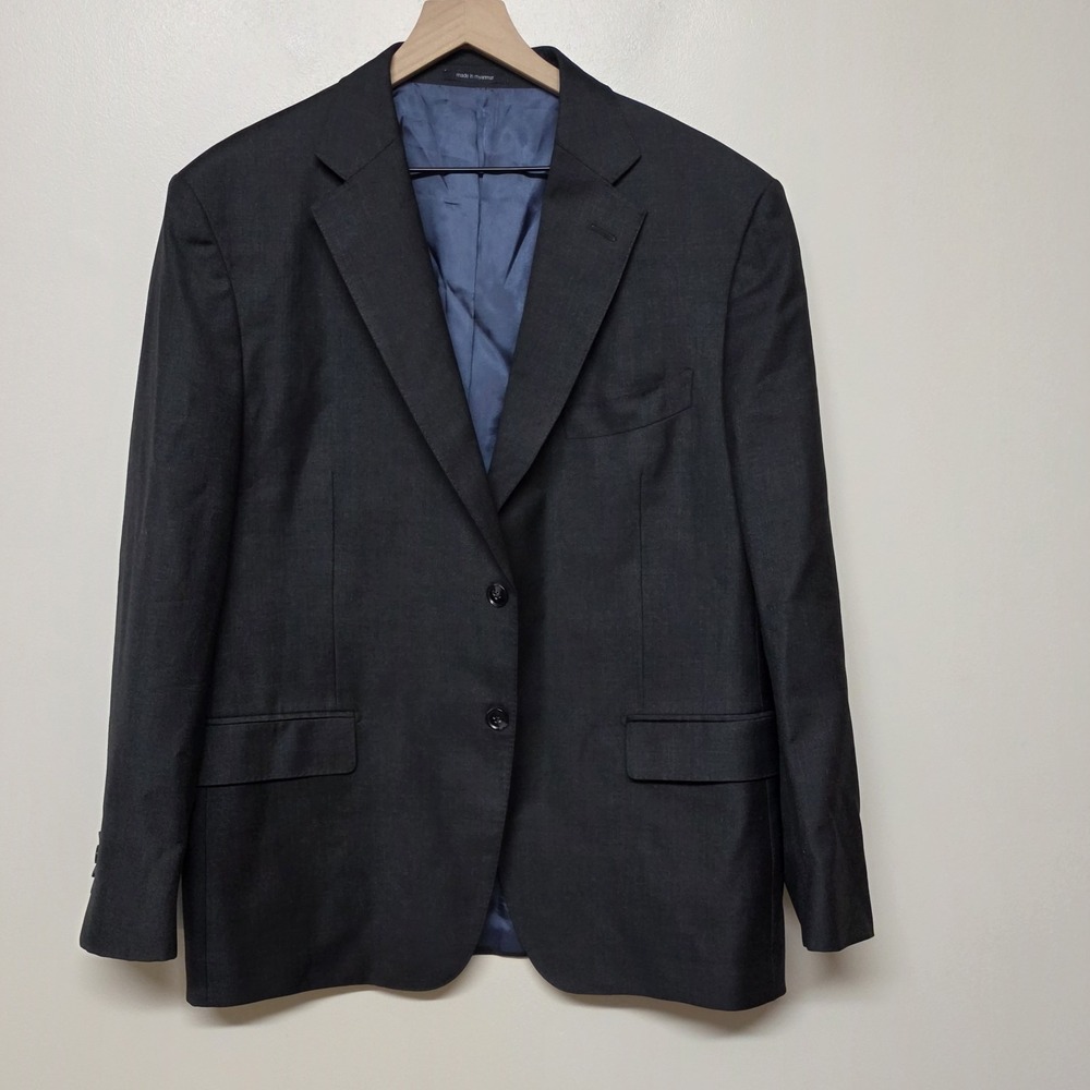 Suitsupply Napoli Blazer 46S Dark Gray Vitale‎ Barberis Wool Super 110s